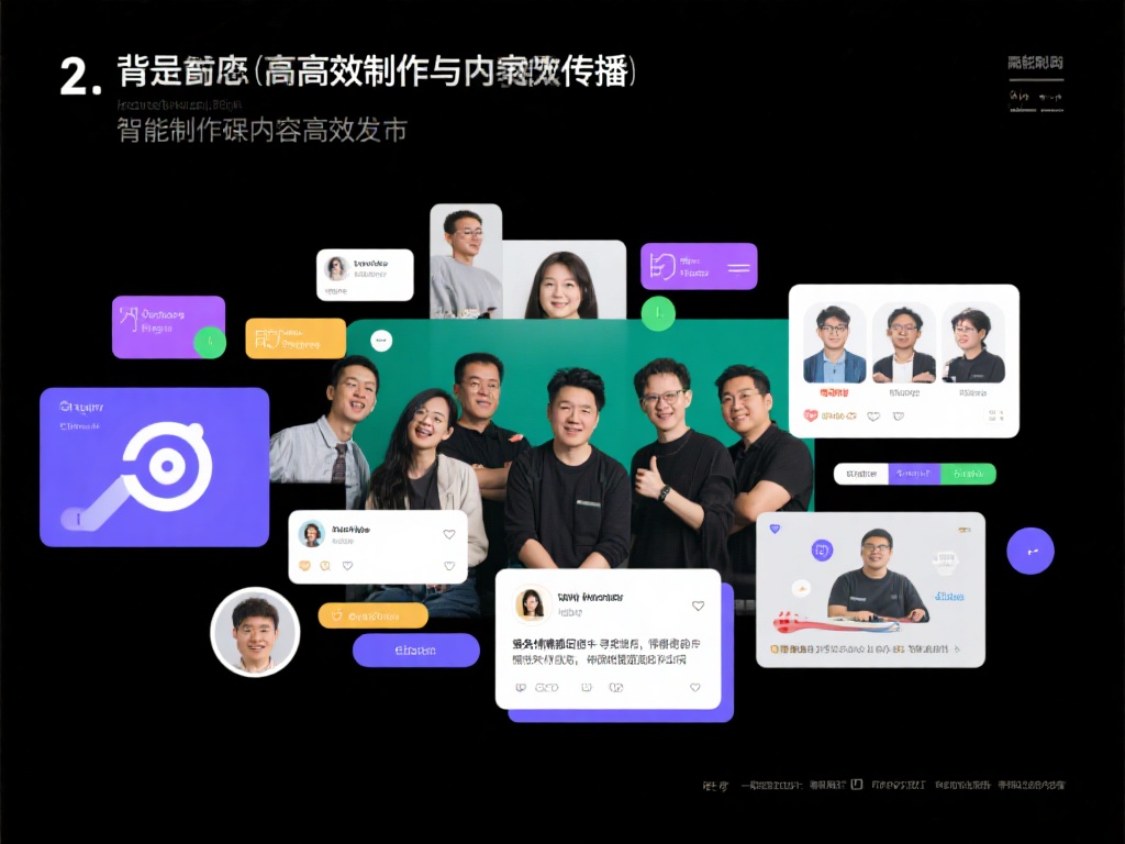 2. 高效制作与传播：
背后制作团队如
